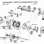 AMBASSADEUR 6000C3 HI SPEED WINCH(07-00)